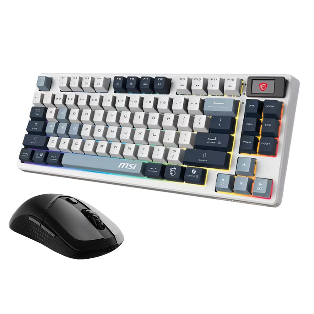 Pack MSI VERSA 300 WIRELESS + MSI Forge GK600 TKL Wireless Sky US