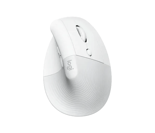 Logitech Lift Vertical Graphite Blanc