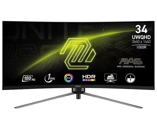 MSI MAG 345CQR 34″ 180Hz Ultrawide VA
