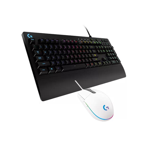 Pack Gamer Logitech G102 Blanc + G213