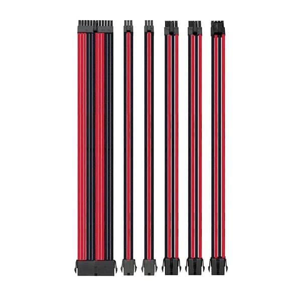 Kit de câble d’alimentation 18AWG Noir/Rouge